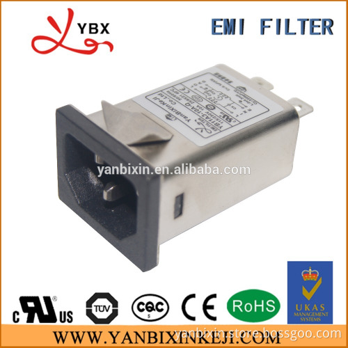China Supplier IEC 320 AC low pass Socket EMI filter